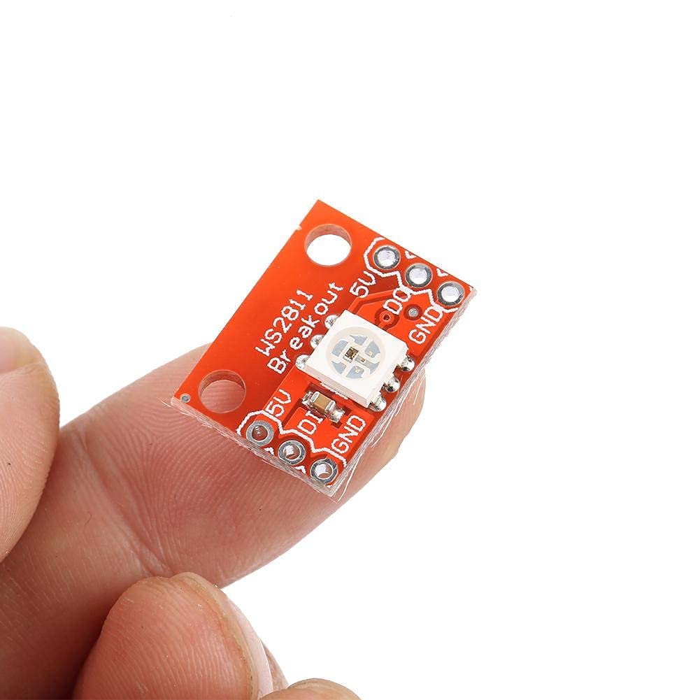 5 Pezzi Modulo LED Breakout WS2812 RGB 5050 RGB con Chip WS2812S Utilizzato per Progetti Elettronici