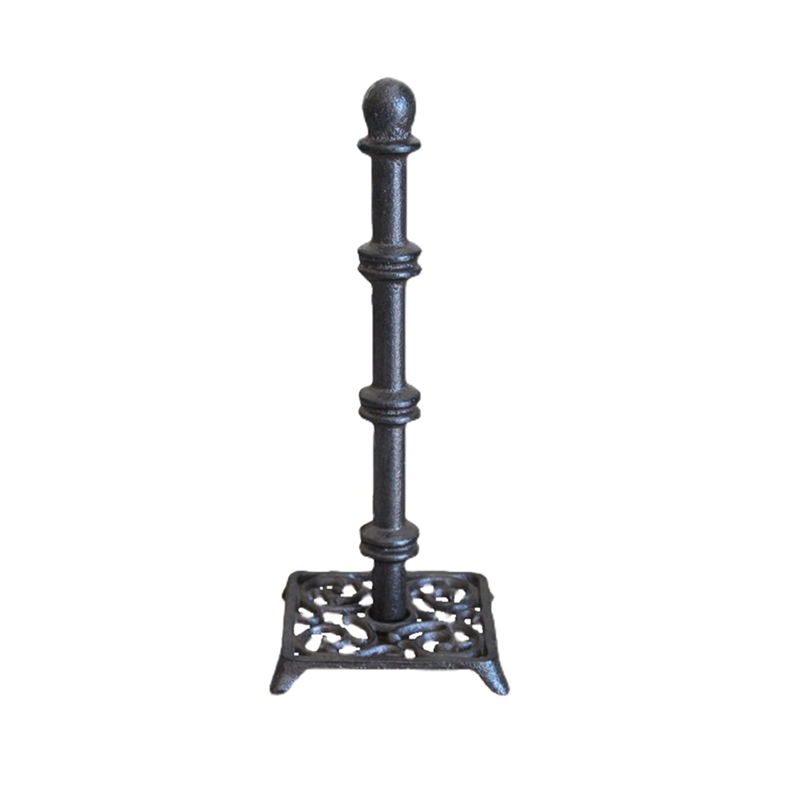 Paper Towel Holder Stand - Creative Roll Dispenser Seat Type Cast Iron Suitable for Kitchen Countertop