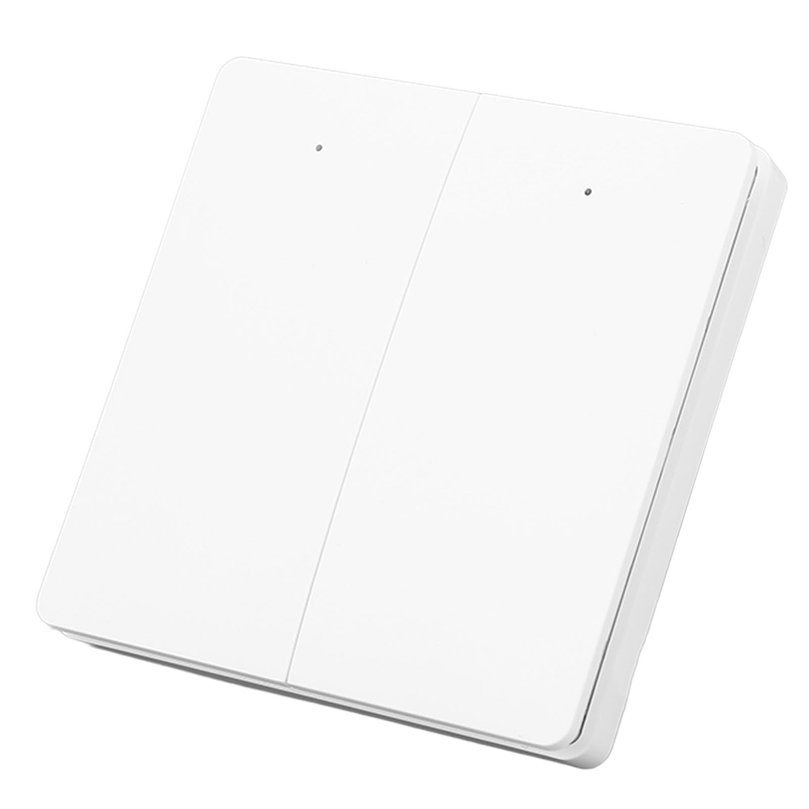 Interrupteur WiFi, Commutateur Mural ZigBee et Contrôleur d’Éclairage 2 Voies Auto-Alimenté avec Commande par APP, pour Lampes et Éclairage Connecté de Maison et Bureau