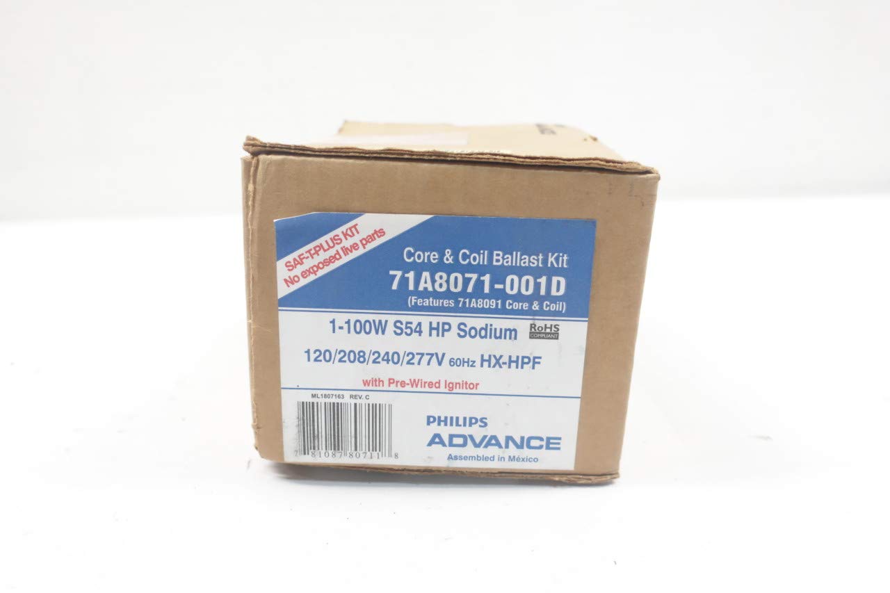 ADVANCE 71A8071-001D CORE & Coil Ballast KIT 1-1000KW 120/208/240/277VAC D658505