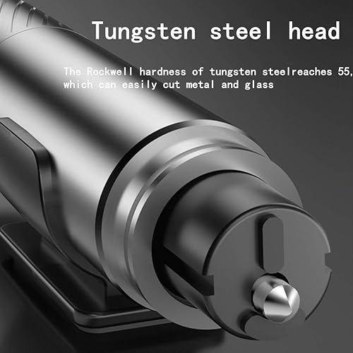 Miniatura 4 de Martillo de seguridad y cortador de cinturón de seguridad, cortador de ventana de coche, cuchillo cortador de cinturón de seguridad, mini