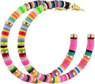 Yellow Chimes Fashion Golden Women Earrings | Western Style Gold Plated Big Hoop Earrings Price In India