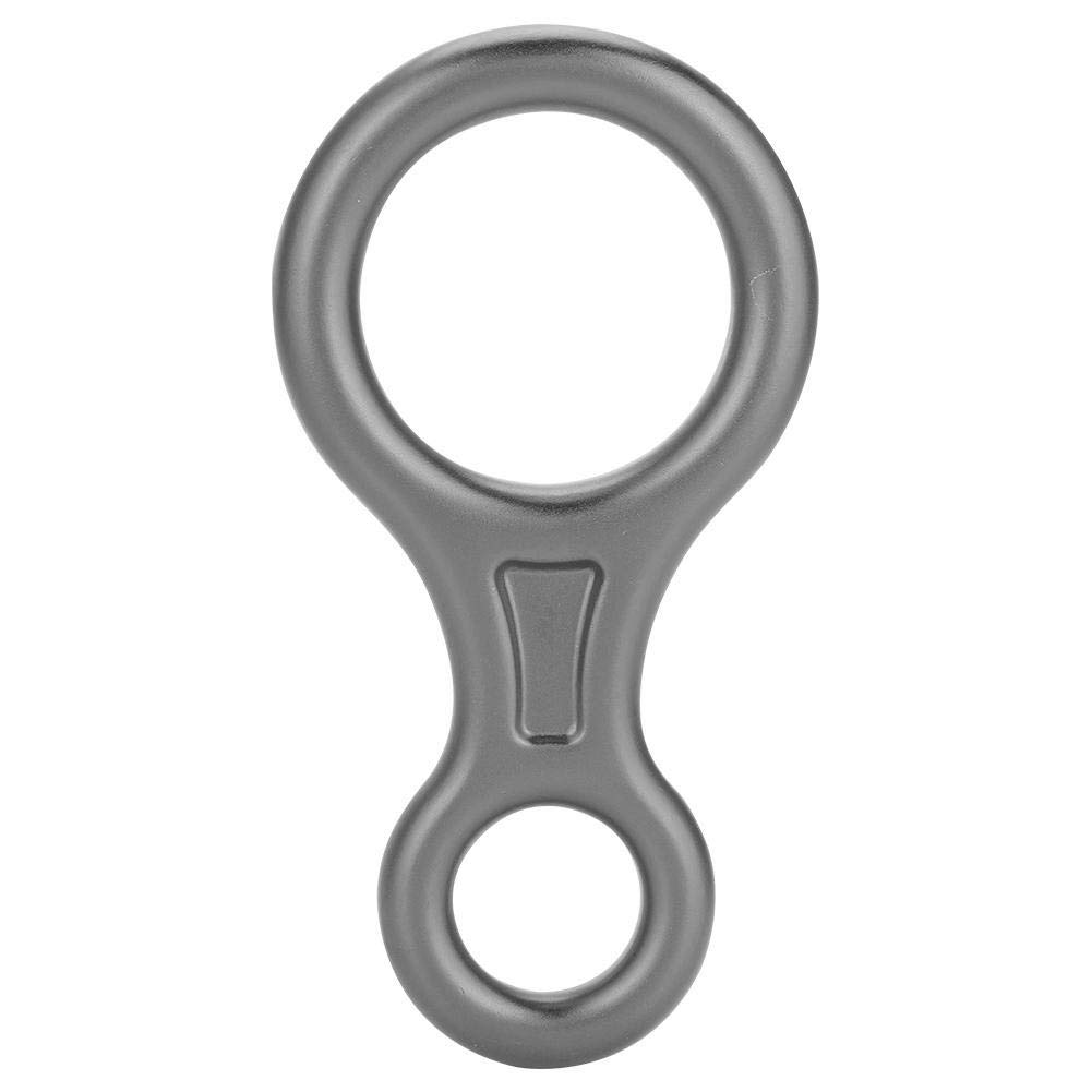 Escalade 8 Anneaux, Portable incassable fiable 35KN Heavy Duty Figure 8 Mot Corde Descendeur Anneau de Rappel Rock Rocking Gear pour système de Rappel de Travail en Altitude(