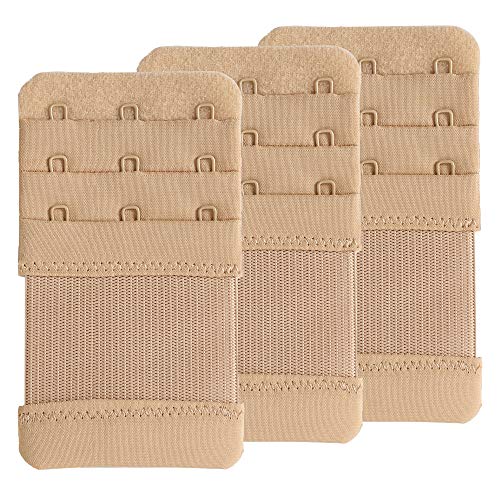 Image of SAMGU Women's Bra Extenders 3 Hook Elastic Stretchy Bra Extension Strap