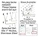 Right Arrange Stainless Steel Pegboard Hooks 50-Pack 1