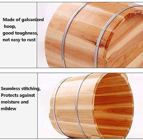 Spa de pies de madera profundo 30 cm para pedicura miniatura 7