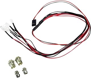 ABSIMA 2320041 2320041 LED Set Color Blanco/Rojo con Soporte de Aluminio de diseño Modelo de Coche de gestaltung Tool/Tuning Notebook en Escala 1: 10, Multicolor