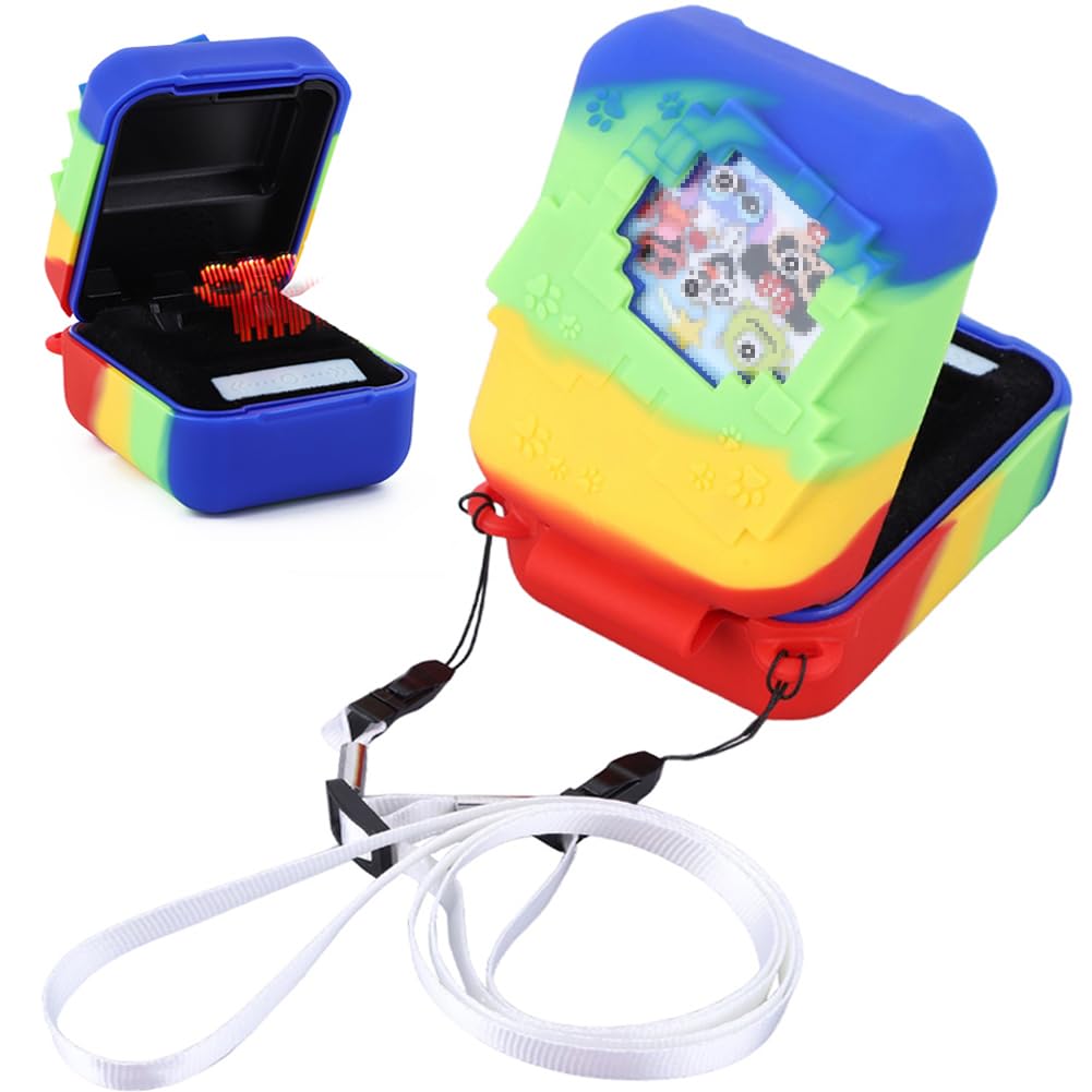 Silicone Case for Bitzee Disney - Full Cover Protective Case with Strap - Washable - Anti-fall