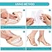 Doact Plantillas, Plantillas Gel Antideslizantes Almohadillas Plantar, Gel Amortiguación Antideslizante Zapatos, Medio...