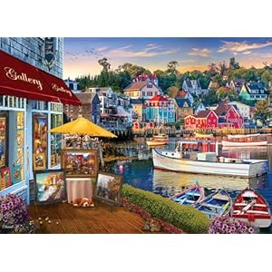 Cobble Hill 1000 Piece Puzzle – Harbor Gallery – Sample Poster Included
