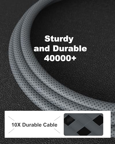 Câble USB 4 pour Thunderbolt 4 ultra flexible à blindage triple couche - 5