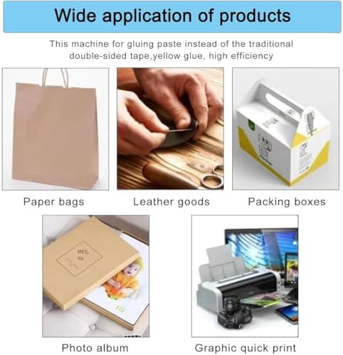 Hot Melt Glue Dispenser with Digital Display, Hand Push Adhesive Roller Machine, 50ml/150ml Capaci, Adjustable Temperature 50-220℃, Perfect for Crafting and DIY Projects