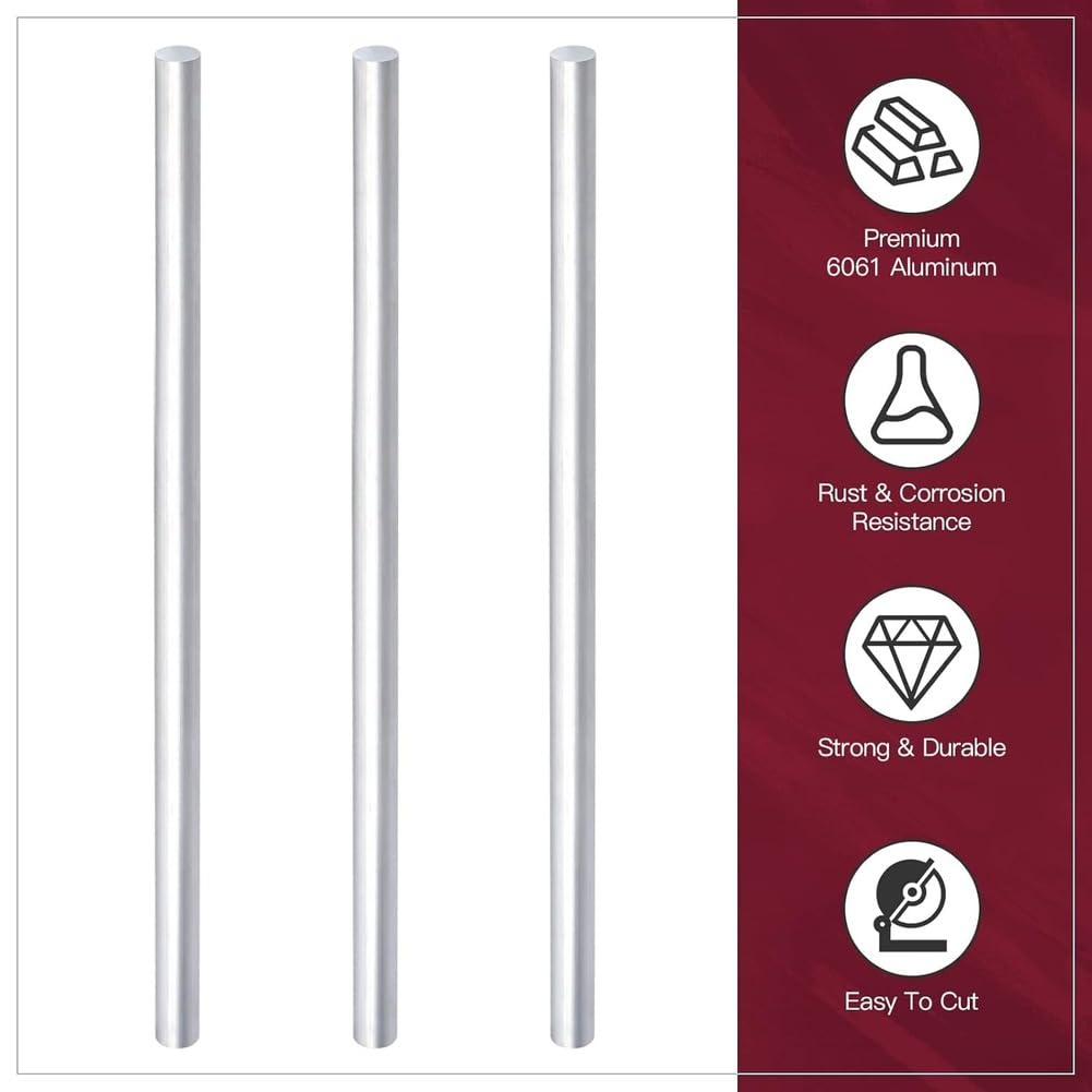 1 sztuk Okrągły pręt aluminiowy - długi 7,87 "6061 aluminiowy pręt okrągły, T6511 Solidny nowy młyn,Diameter:110mm