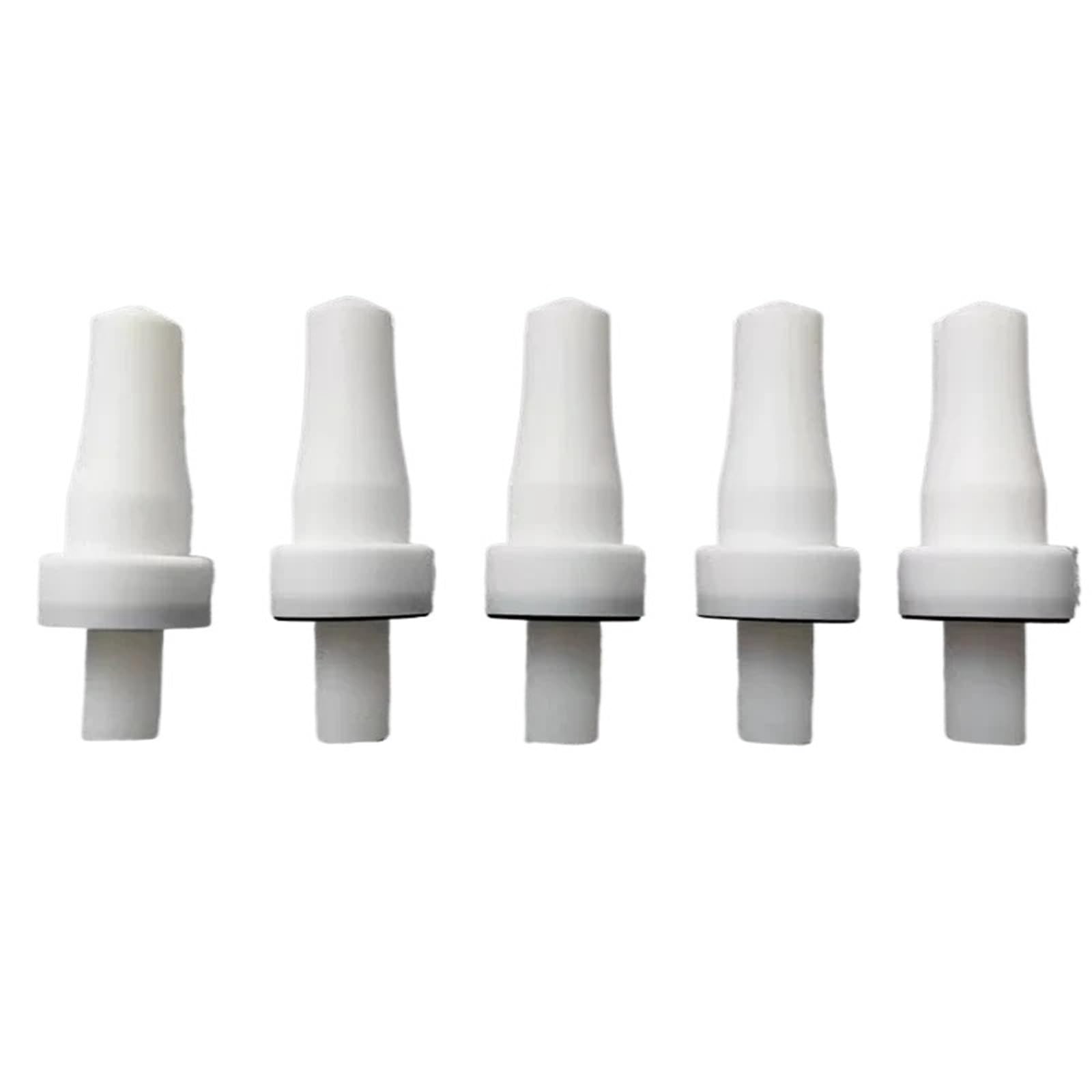 Trepmeun 5Pcs Flat Electrostatic Powder Coating Spray Gun Round Nozzle Flat Jet Nozzle For 03(5Pcs Flat)