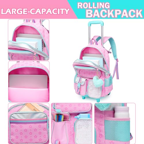 Mochila Infantil Menino Menina Escolar Mochilas Rodinha Mochila De Bordo Kit Casual Infantis Rodinha