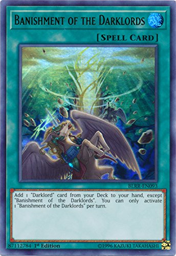 Yu-Gi-Oh! Karte „Banishment Of The Darklords“ – Ultra Rare, 1. Edition (BLRR-EN093)