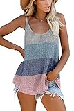 FABRIC:100%Acrylic.Although it is not as comfortable as wool, it is easy to wash at any time. more suitable for summer.Knit Loose Fitting Tank Tops Is Soft, Comfortable, Clear texture and breathable Fabric. Loose and long Fit design can hide all body shapes, Show your beauty.