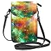 Produktbild Handy Geldbörse Crossbody Space Science Fiction Cosmos Blue9 Umhängetasche Kleine Handy Geldbörse Brieftasche für Frauen