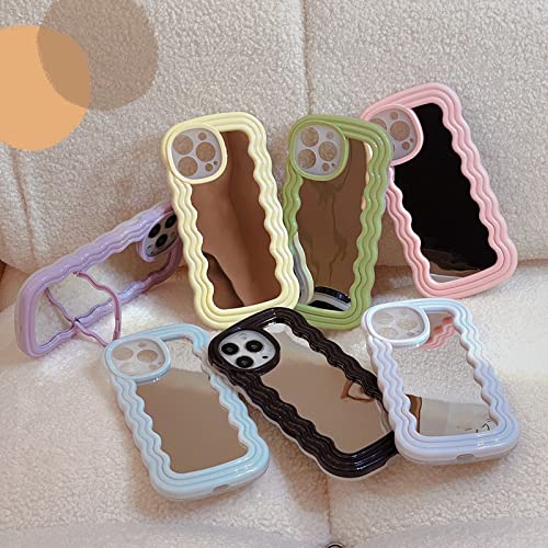 Coque iPhone XS silicone noir miroir avec support de luxe - 2