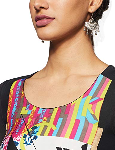 Image of W for Woman Women's Satin Straight Fit Straight Kurta