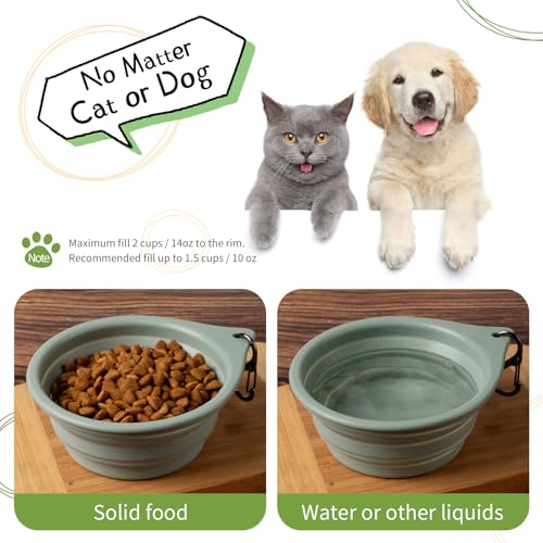 Collapsible Dog Bowls 2pcs for Puppy Bowl Portable Dog Bowl for Small to Medium Sized Dogs and Cats Travel Dog Bowl is Ideal for Traveling and Hiking Bpa Free  Cucciolini Doodles Collapsible dog bowls 2pcs for puppy bowl portable dog bowl for small to medium sized dogs and cats travel dog bowl is ideal for traveling and hiking bpa free   cucciolini doodles