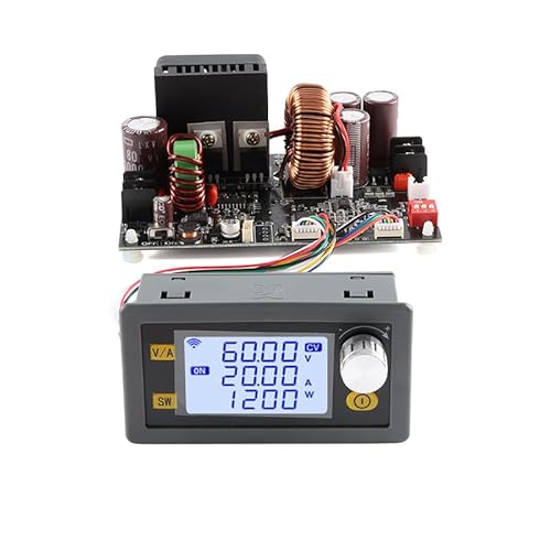 EC Buying XY6020L - Convertidor CNC DC Buck Fuente de alimentación de voltaje CC ajustable, voltaje constante 20 A, 1200 W, módulo reductor de voltaje, fuente de alimentación de 1200 W - imagen 2