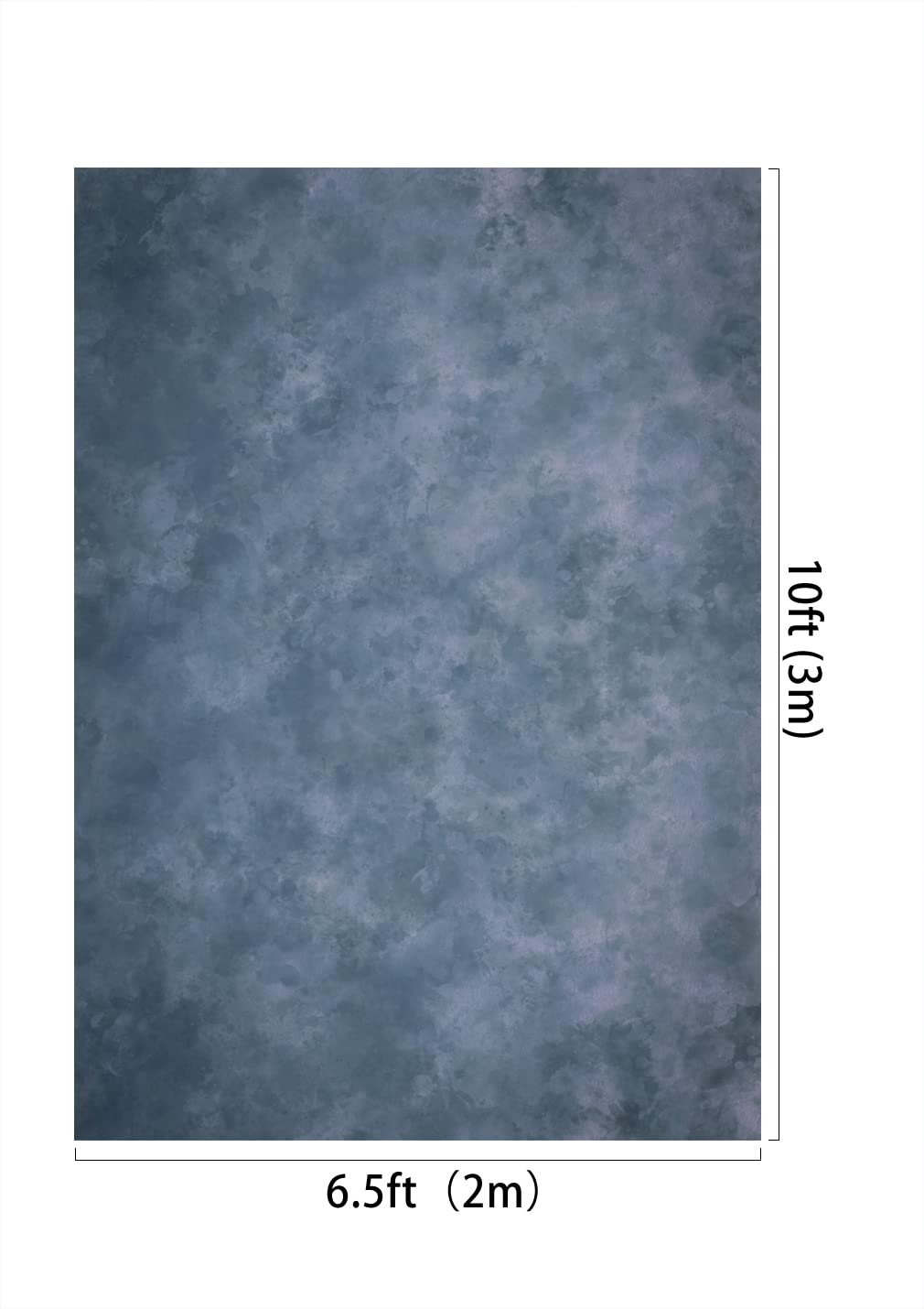 Amazon | Kate 2x3m 青 背景布 抽象 レトロ テクスチャ 写真の