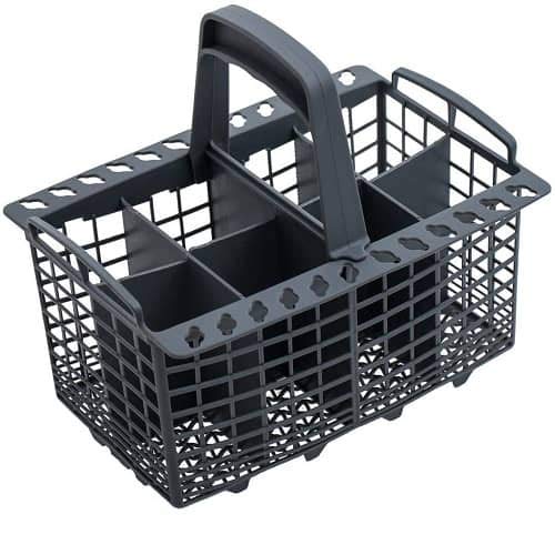 CABLEPELADO Cesta universal para cubiertos para lavavajillas, Cesta cubiertos lavaplatos, 24 x 17.5 cm, Asa desmontable, Código C00094297, Compatible con Bosch, Siemens, Bauknecht, Indesit, Ariston
