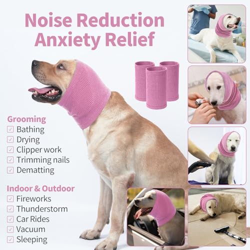 Image of Nanaki Calming Ear Wrap - Quiet Dog Headband & Snood Ear Muffs for Anxiety Relief & Noise Reduction