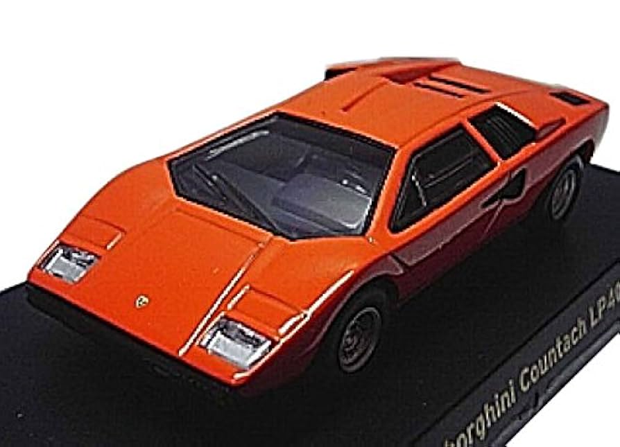 Lamborghini Countach ミニカー オレンジ Amazon | 京商 1/64 ランボルギーニ ミニカーコレクション1