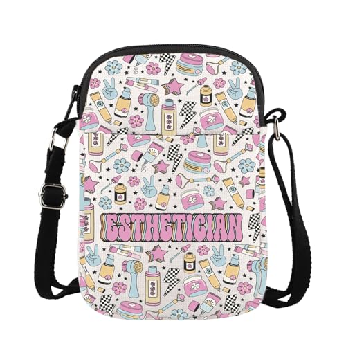 TIIMG Esthetician Crossbody Bag Beauty Artist Gifts Cosmetology Beautician Gift Esthetician Graduation Gift