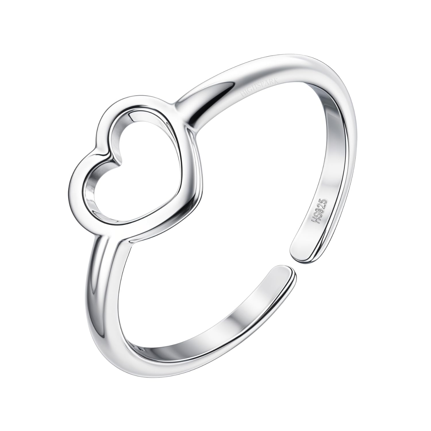 925 Silver Toe Ring for Women | 92.5 Sterling Silver Adjustable Contemporary Style & Stunning Shine | Single Piece Only - Heart-image-22