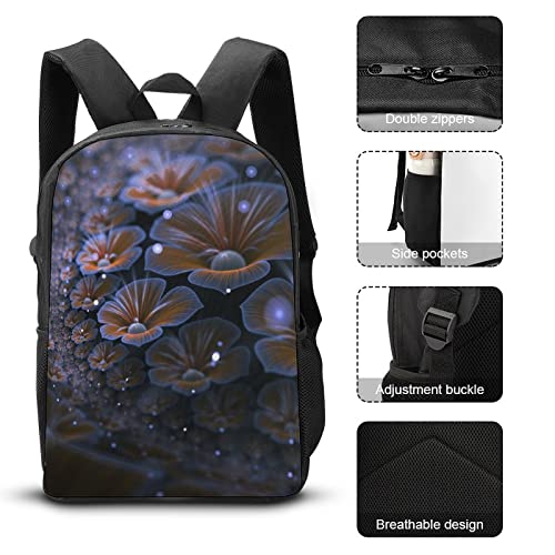 Sac à dos décontracté 17" imprimé en 3D pour exprimer son style