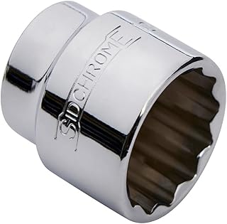 Sidchrome 12 Point 3/8-Inch Drive Socket, 13/16-Inch Size