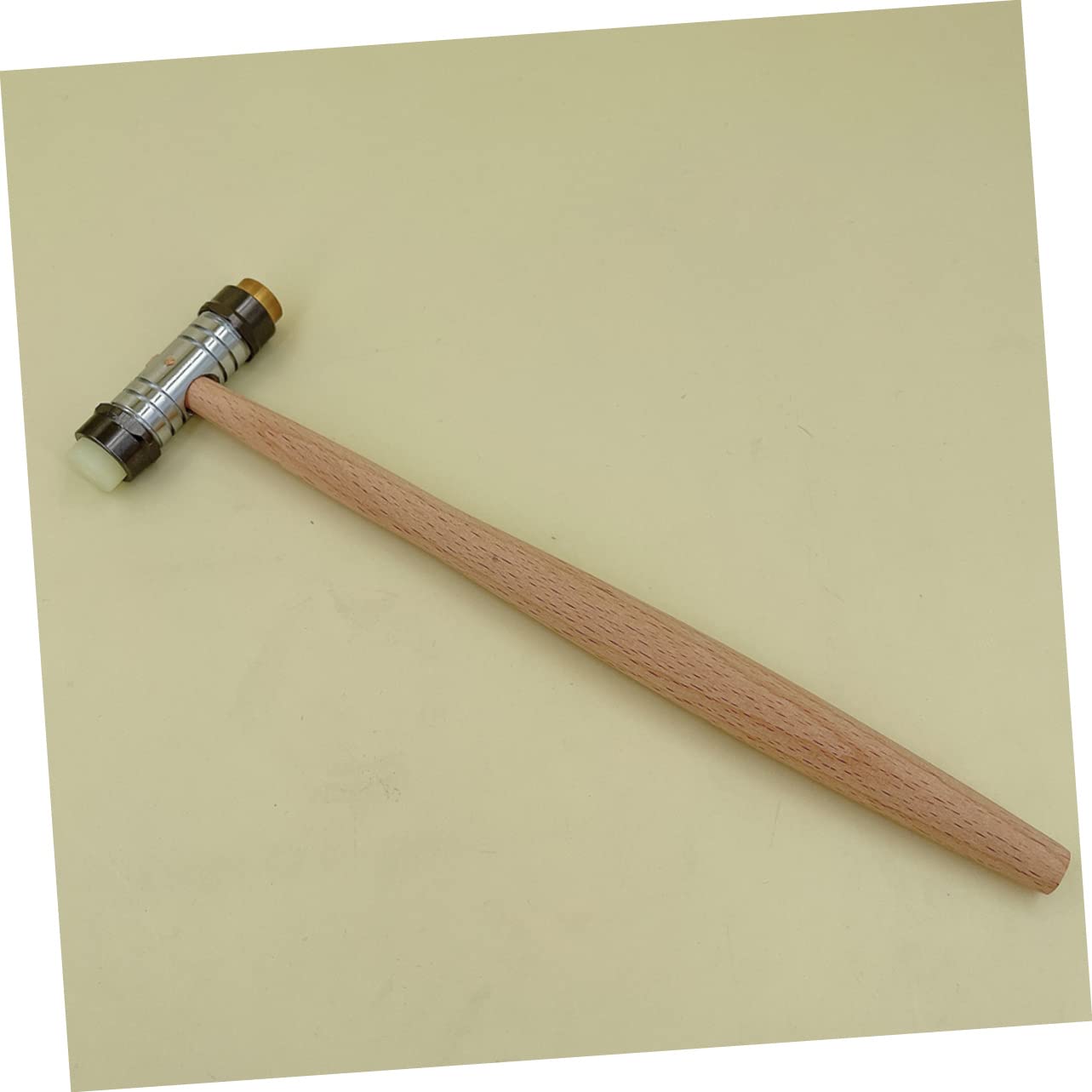 FUNOMOCYA Ergonomic Wood Handle Hammer Small Watch Repair Jewelry Household Tool Set Iron