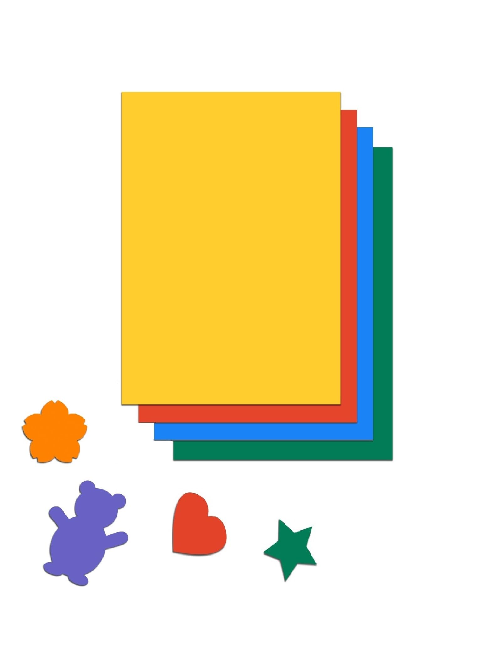 4 Pieces Blue Magnetic Sheets per Bag,Color Vinyl Sheet Magnets,8.5X11 Colored Crafts Sheets,Teacher Must Haves for Classroom