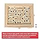 GOTHINK Holz Labyrinth Spiel, Murmel-Kipplabyrinth-Spielbrett, Tisch-Balance-Spiel und Spielzeug für Kinder und Erwachsene