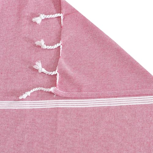 Image of Handmade Double Bedsheet 210 TC | Without Pillow Cover | Handloom Cotton Bedsheets for Double Bed | Double Bedsheet for Summer (Size 90X100 Inches, 7.5 x 8.3 Feet (Cavern Pink, King Size)