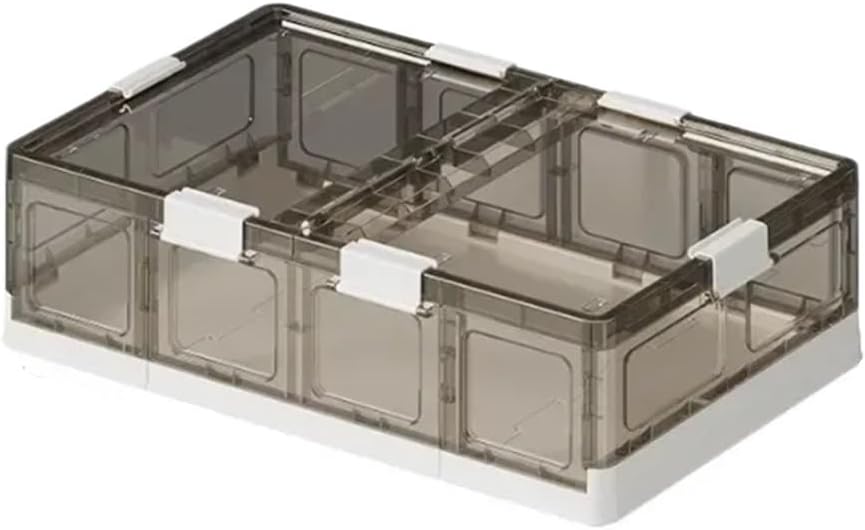 Under Bed Storage Containers Foldable Underbed Storage Case Folding Under Bed Box with Lids with Wheels(64x42x15.5CM)