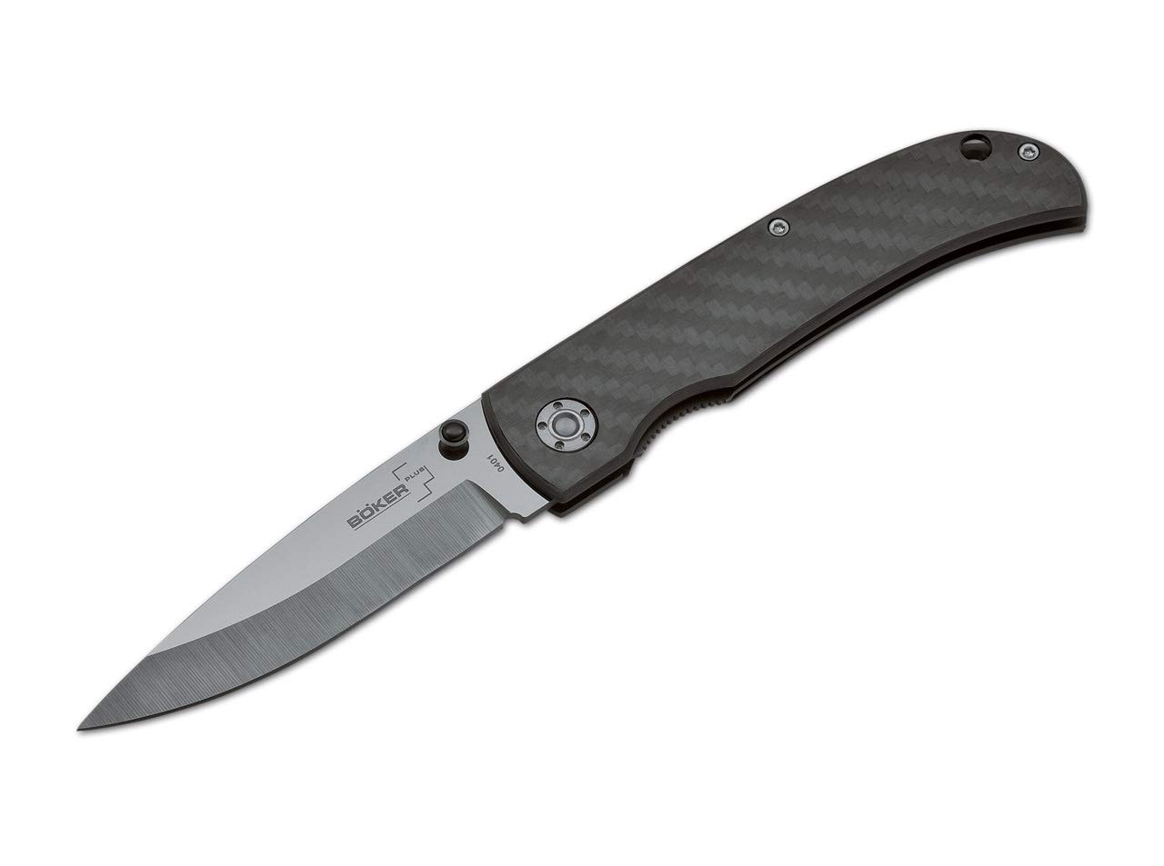 Boker Plus Anti-MC Folding Knife with 3-1/4 in. Straight Edge Blade