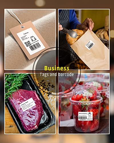 Phomemo Thermal Sticker Label Paper for M110 M220 M150 M250 Label Maker, Back to School Supplies, Strong Self-Adhesive Sticker, 1.57'' x 1.18'' (40mm x 30mm), 230Pcs/Roll, 3 Rolls image 3