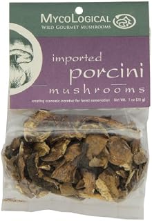 Mycological Dried Imported Porcini Mushrooms, 1 Ounce Package