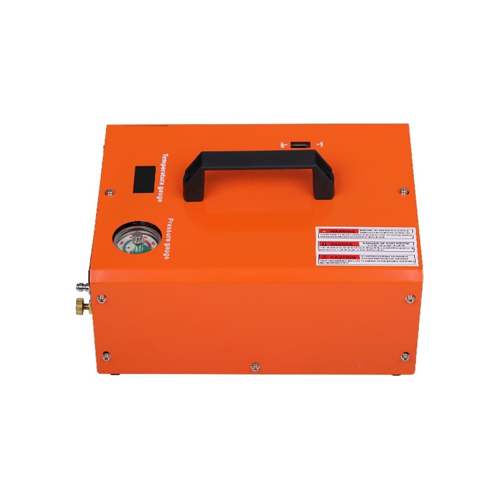 Sprężarka powietrza, 4500Psi PCP pompa głębinowa sprężarka powietrza 300Bar wysokociśnieniowe karabiny pneumatyczne 12V nurkowanie 30MPA inflator strzelanie(Brown)