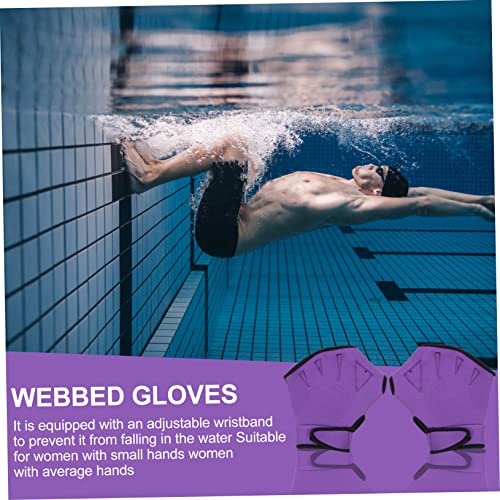 BESPORTBLE 4 Pares De Luvas De Natação Pesos De Piscina Para Exercícios Aquáticos Luvas Impermeáveis
