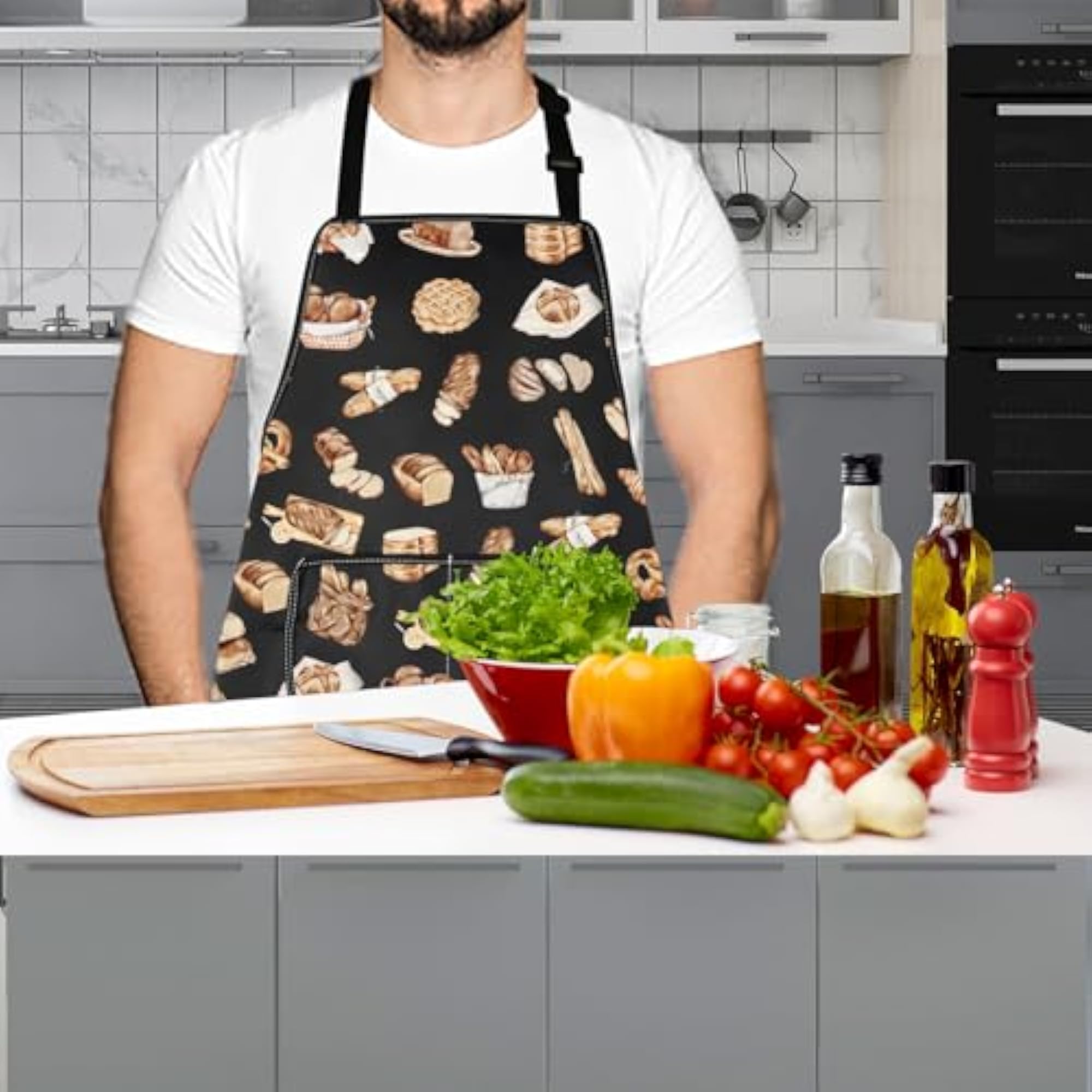 Sourdough Starter Bakery Adjustable Apron Gift