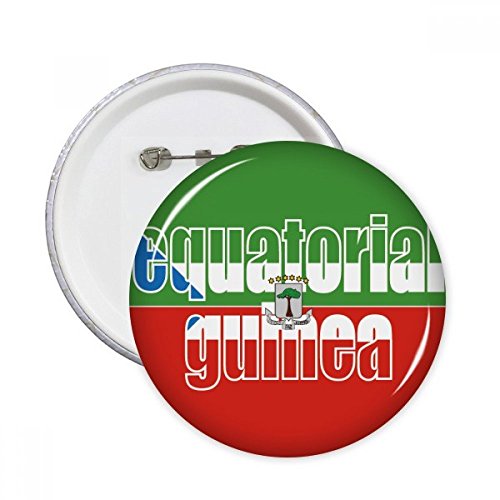 Pins Guinée équatoriale bouton rond pour vêtement customisé