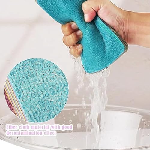 Image of CAR SAAZ Multi-Purpose Car Cleaning Sponge | Super Absorbent 12-Layer Rainbow Sponge | Reusable for Cars, Home, Kitchen, Glass, Furniture & More | Cleaning & Drying Sponge (Pack of 1)