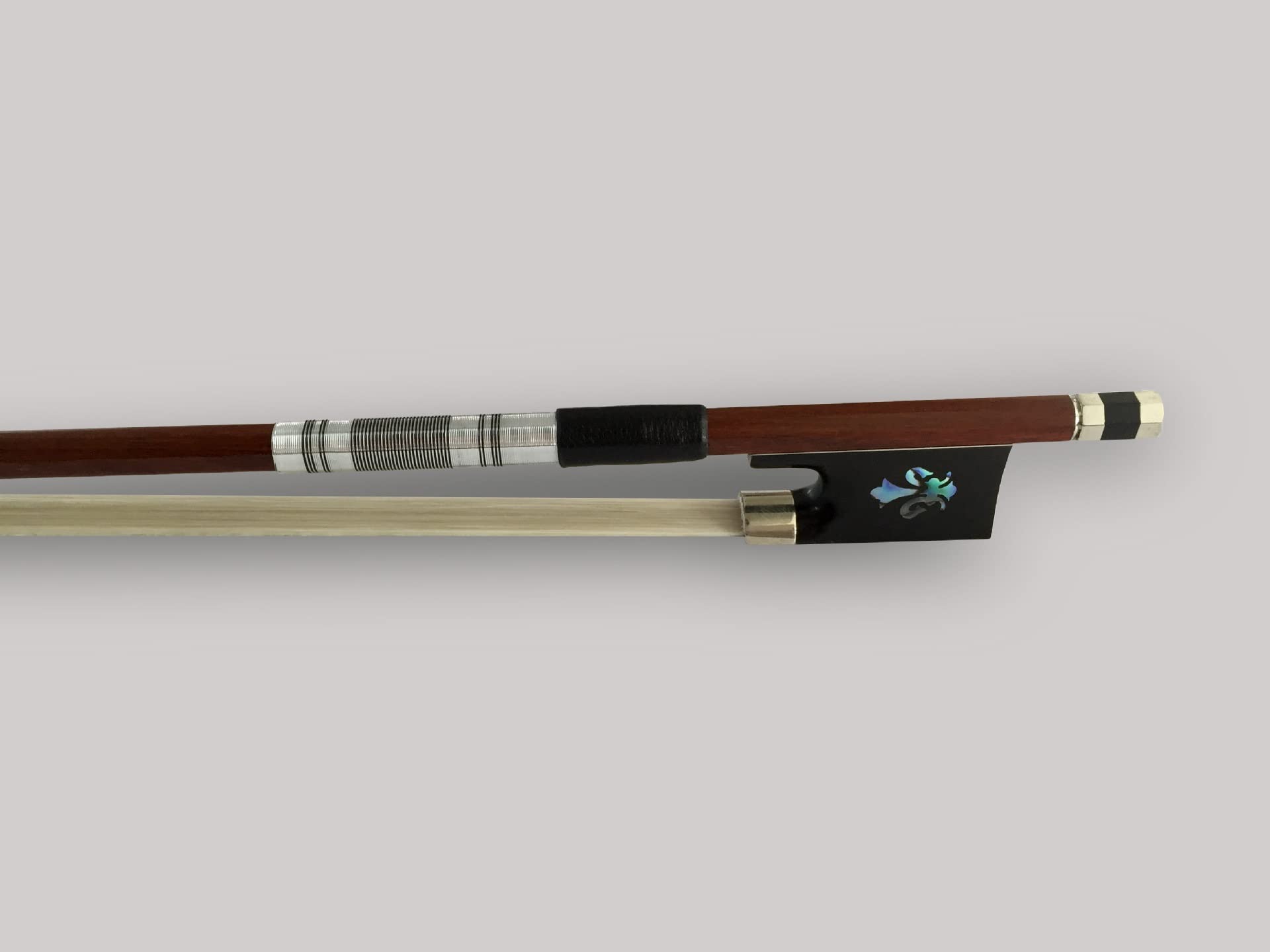 Arco violín de estudiante Arcos De Violín De Ébano Madera Brasileña De (Color : 3/4)