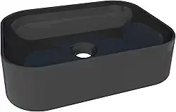 Cuba para Banheiro Luna Preta em Mármore Sintético - Cozimax