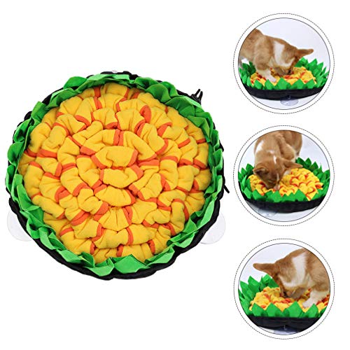 ULTECHNOVO Tapete de Snuffle de Animais de Estimação Lavável Cão Gato Tapete de Alimentação Lenta An